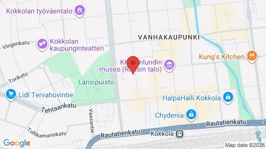 Commercial properties for sale i Kokkola - kort over placeringen