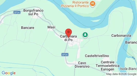 Ladenlokale zur Miete i Borgocarbonara – Foto von Google Street View