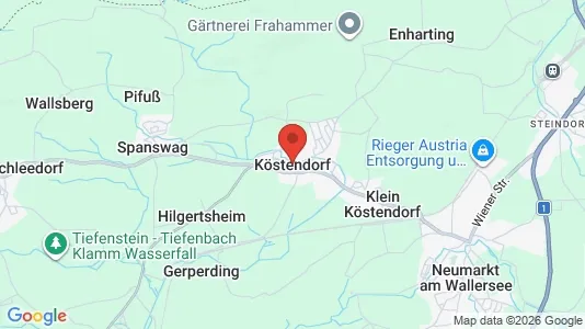 Gewerbeflächen zum Kauf i Köstendorf - kort over placeringen
