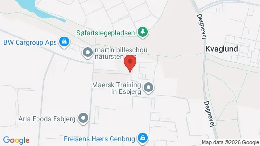 Varastot Vuokrattavana i Esbjerg Ø - Kuva Google Street Viewstä