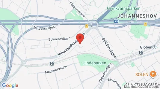 Kontorslokaler för uthyrning i Söderort - kort over placeringen