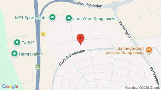 Toimistotilat Vuokrattavana i Kungsbacka - Kuva Google Street Viewstä