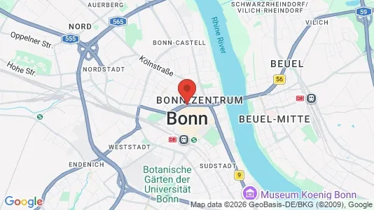 Winkels te huur i Bonn - Foto uit Google Street View