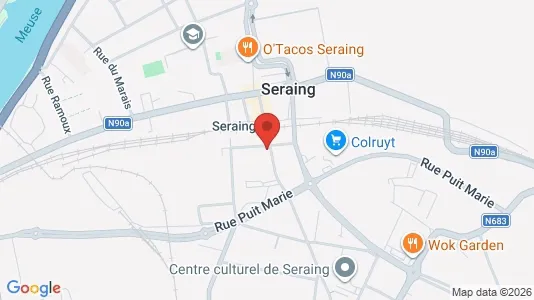 Teollisuuskiinteistöt Vuokrattavana i Seraing - Kuva Google Street Viewstä
