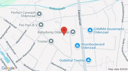 Gewerbeflächen zum Kauf i Oldenzaal - kort over placeringen