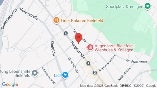Büros zur Miete i Bielefeld – Foto von Google Street View
