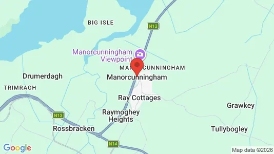 Toimistotilat Vuokrattavana i Manorcunningham - Kuva Google Street Viewstä
