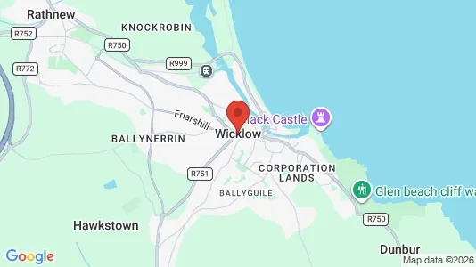 Toimistotilat Vuokrattavana i Wicklow - Kuva Google Street Viewstä