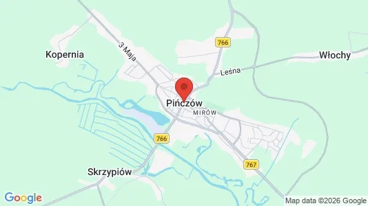 Ladenlokale zum Kauf i Pińczowski – Foto von Google Street View