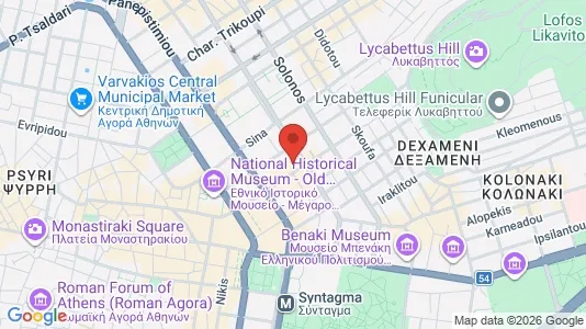 Commercial properties for sale i Athens Exarchia - kort over placeringen