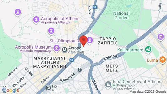 Commercial properties for sale i Athens Akropoli - kort over placeringen