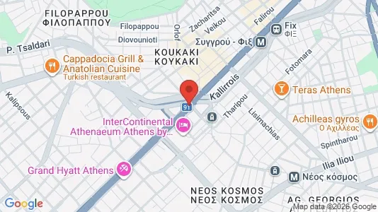 Commercial properties for sale i Athens Akropoli - kort over placeringen