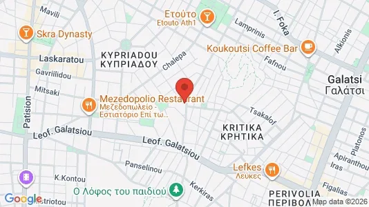 Commercial properties for sale i Galatsi - kort over placeringen
