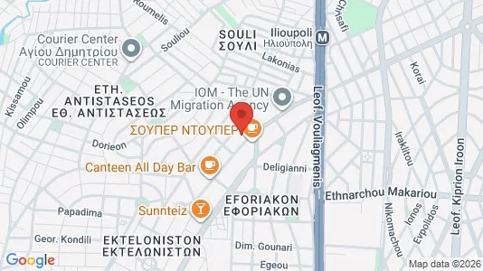 Commercial properties for sale i Agios Dimitrios - kort over placeringen