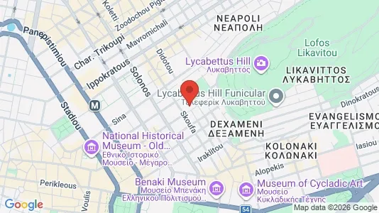 Commercial properties for sale i Athens Exarchia - kort over placeringen