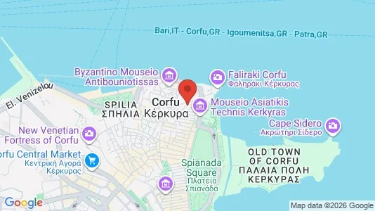 Liikekiinteistöt Myynnissä i Corfu - Kuva Google Street Viewstä