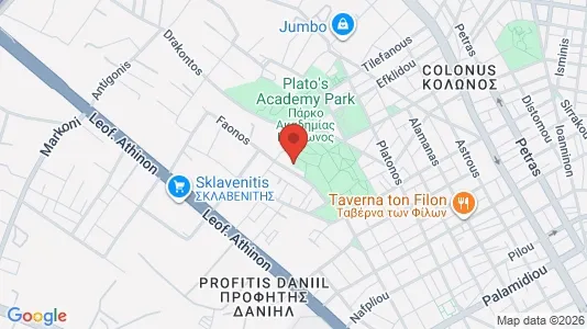 Commercial properties for sale i Peristeri - kort over placeringen