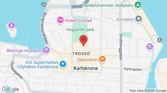Lokaler til leje i Karlskrona - Foto fra Google Street View