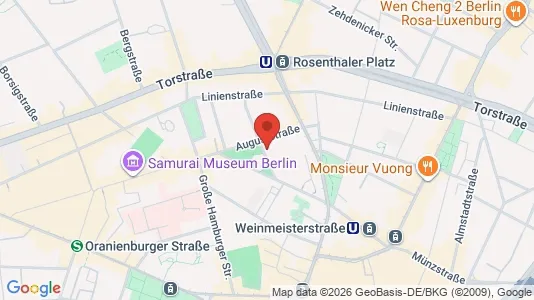 Toimistotilat Vuokrattavana i Berlin Mitte - Kuva Google Street Viewstä