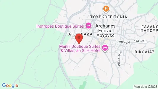 Commercial properties for sale i Archanes-Asterousia - kort over placeringen
