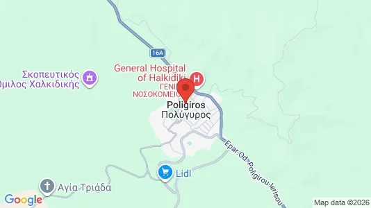 Bedrijfsruimtes te huur i Polygyros - Foto uit Google Street View