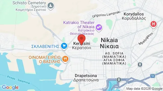 Lokaler til leje i Keratsini-Drapetsona - Foto fra Google Street View