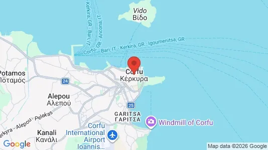 Liikekiinteistöt Vuokrattavana i Corfu - Kuva Google Street Viewstä
