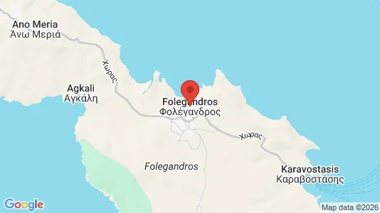 Gewerbeflächen zur Miete i Folegandros – Foto von Google Street View