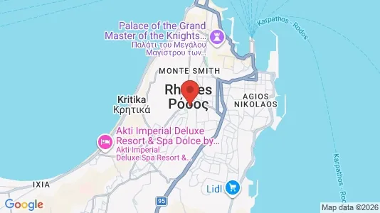 Lokaler til leie i Rhodes – Bilde fra Google Street View
