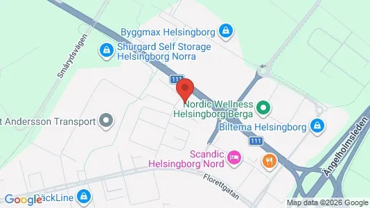 Kontorlokaler til leje i Helsingborg - Foto fra Google Street View