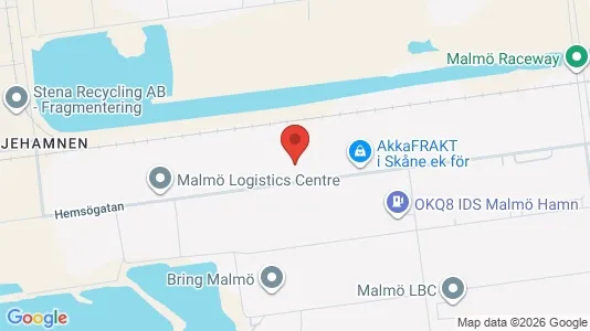 Lager zur Miete i Malmö City – Foto von Google Street View