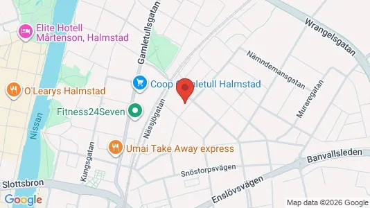 Büros zur Miete i Halmstad – Foto von Google Street View