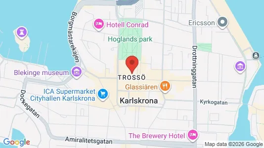 Lokaler til leje i Karlskrona - Foto fra Google Street View