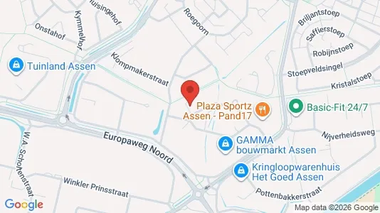 Lokaler til leje i Assen - Foto fra Google Street View