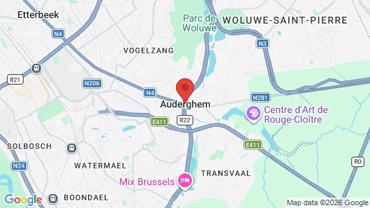 Lokaler til leje i Bruxelles Oudergem - Foto fra Google Street View