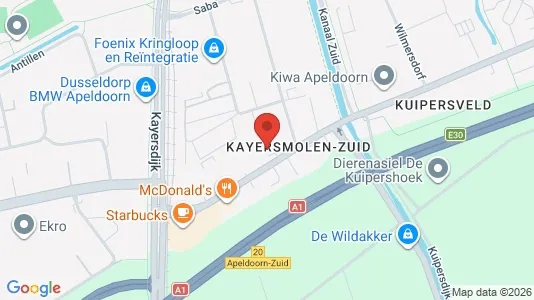Office spaces for rent i Apeldoorn - kort over placeringen