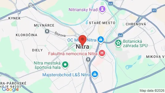 Büros zur Miete i Nitra – Foto von Google Street View