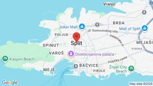 Toimistotilat Myynnissä i Split - Kuva Google Street Viewstä
