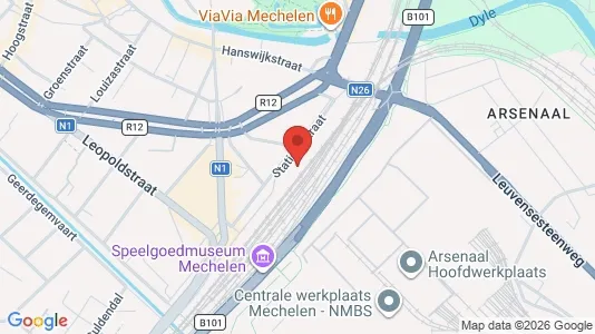 Kantorruimte te huur i Mechelen - kort over placeringen