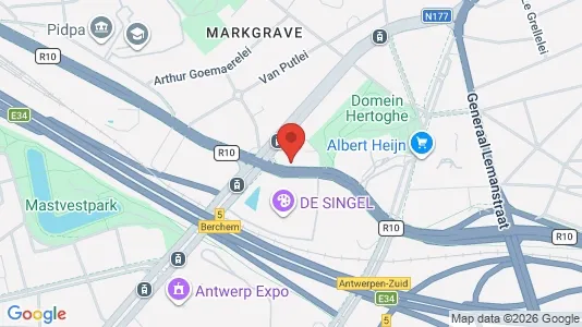 Kontorer til leie i Stad Antwerp – Bilde fra Google Street View