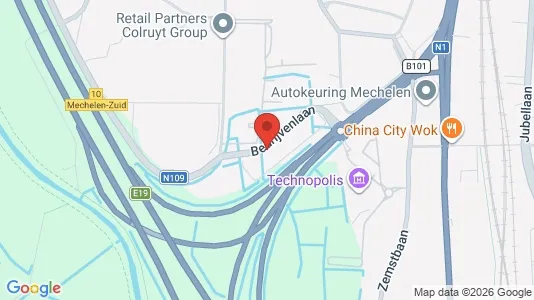 Office spaces for rent i Mechelen - kort over placeringen