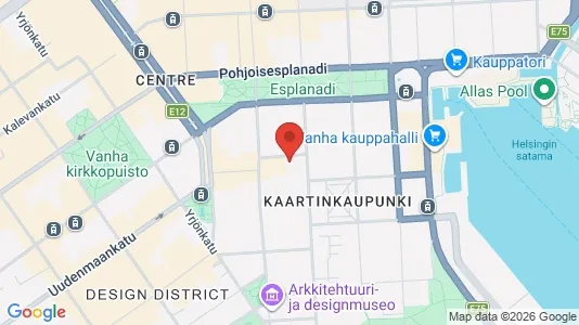 Büros zur Miete i Helsinki Eteläinen - kort over placeringen