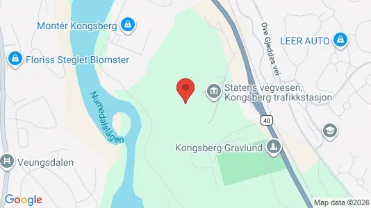 Varastot Vuokrattavana i Kongsberg - Kuva Google Street Viewstä