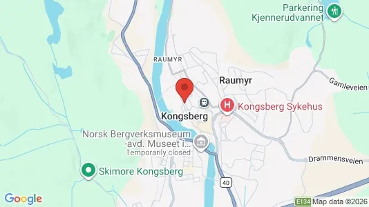 Varastot Vuokrattavana i Kongsberg - Kuva Google Street Viewstä