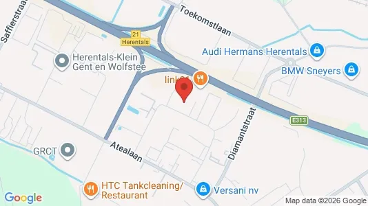 Kontorslokaler för uthyrning i Herentals – Foto från Google Street View