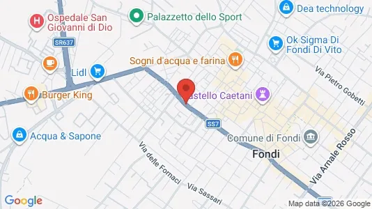 Liikekiinteistöt Vuokrattavana i Fondi - Kuva Google Street Viewstä