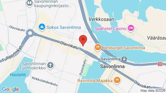 Kontorer til leie i Savonlinna - kort over placeringen