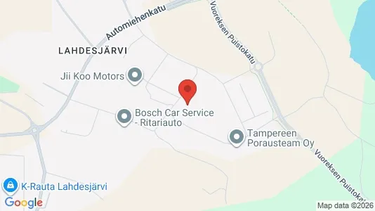 Büros zur Miete i Tampere Eteläinen – Foto von Google Street View
