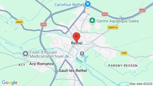 Lokaler til leie i Rethel – Bilde fra Google Street View