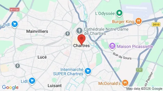 Lokaler til leie i Chartres – Bilde fra Google Street View